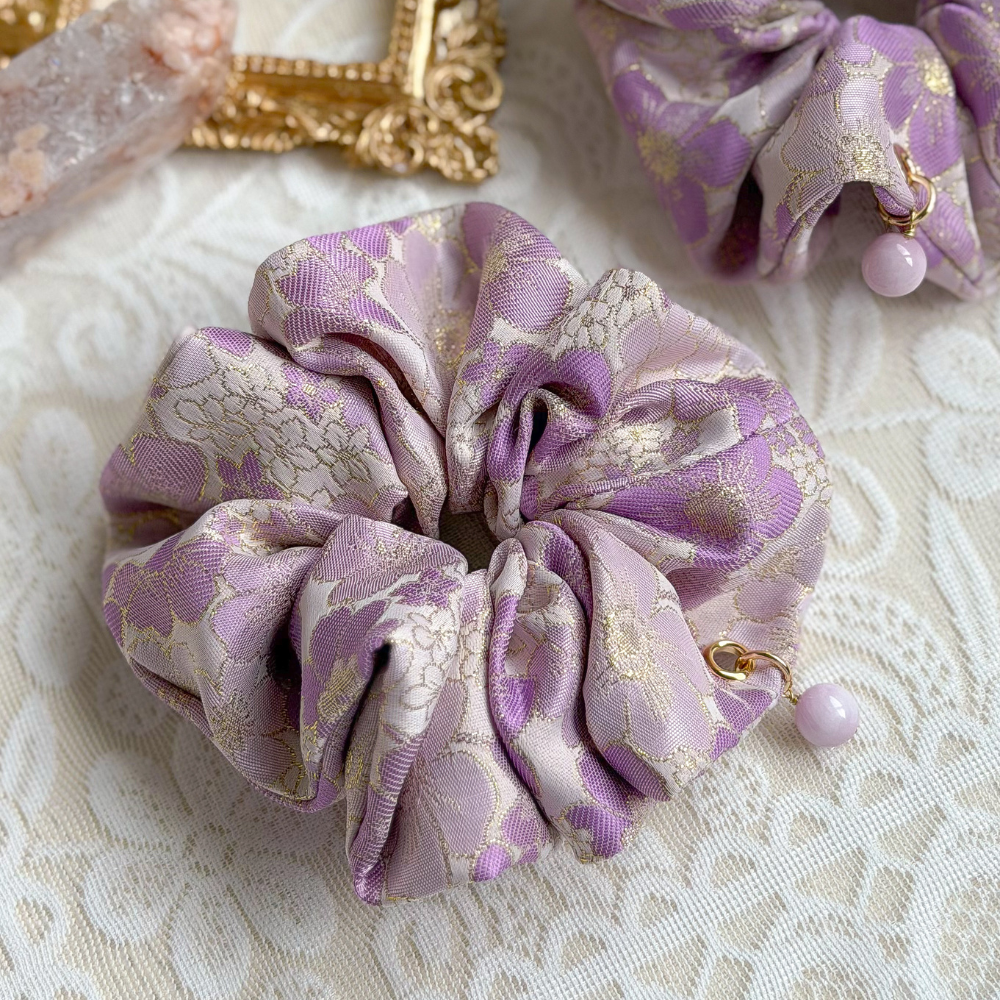 紫花海・Zǐ Huā Hǎi Scrunchie